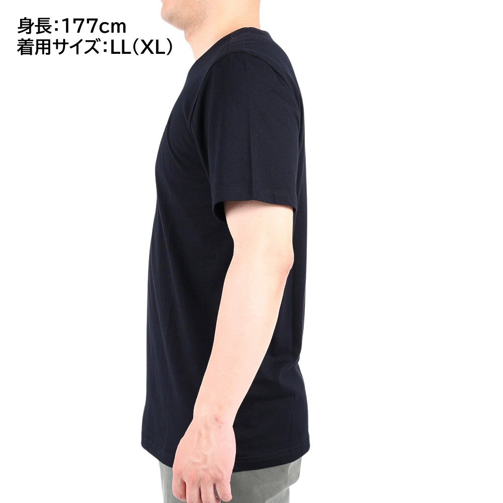 GUESS（メンズ）エンボスロゴ Tシャツ MM2K8406KBLK