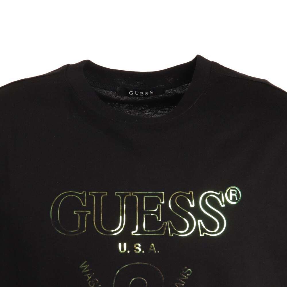 ゲス（GUESS）（メンズ）ロゴTシャツ MM2K8409KBLK