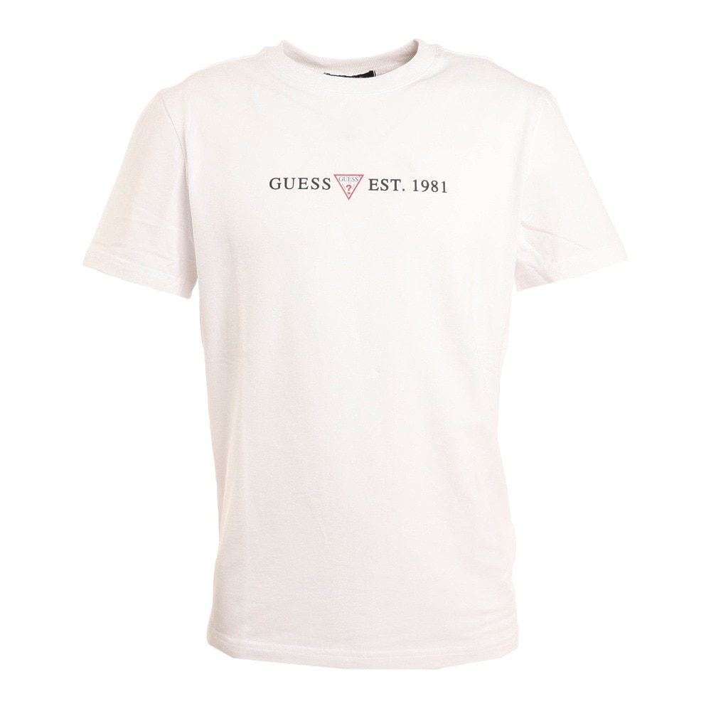 ゲス（GUESS）（メンズ）ロゴプリント 半袖Tシャツ MM2K8432KWHT