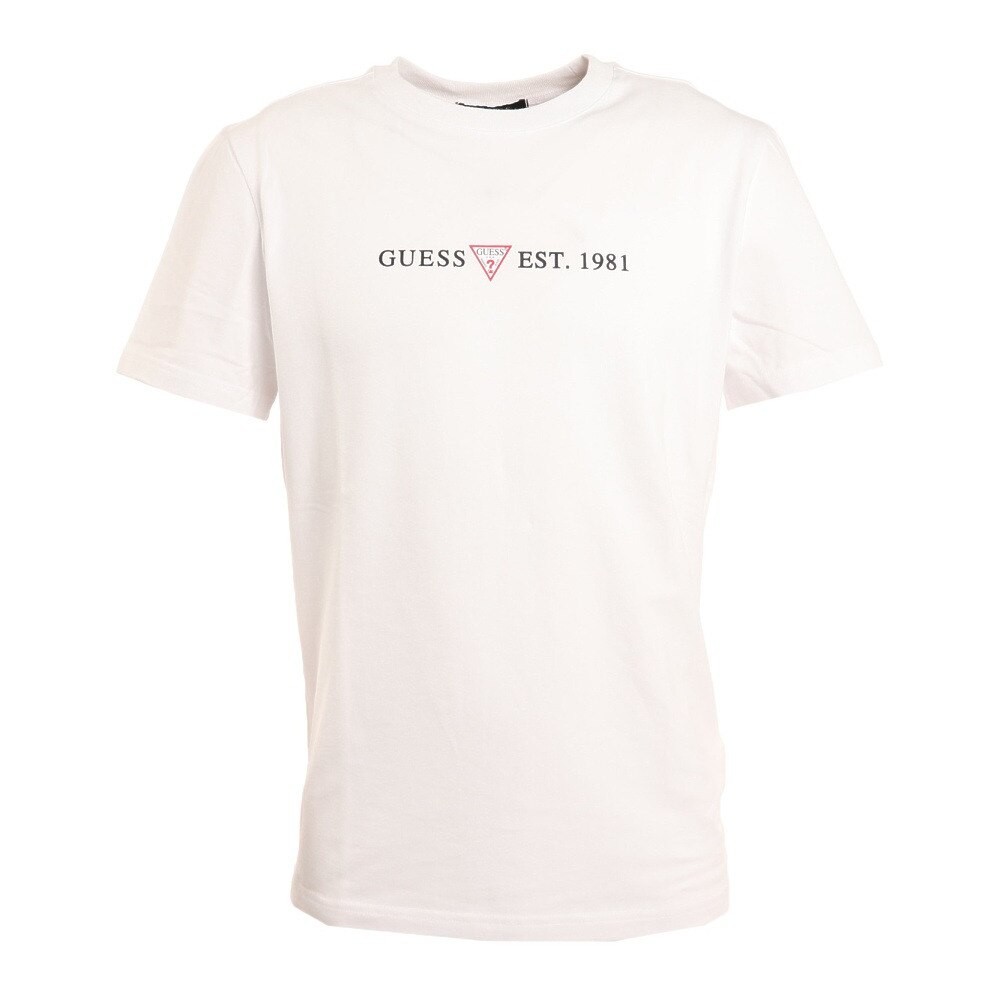 ゲス（GUESS）（メンズ）ロゴプリント 半袖Tシャツ MM2K8432KWHT