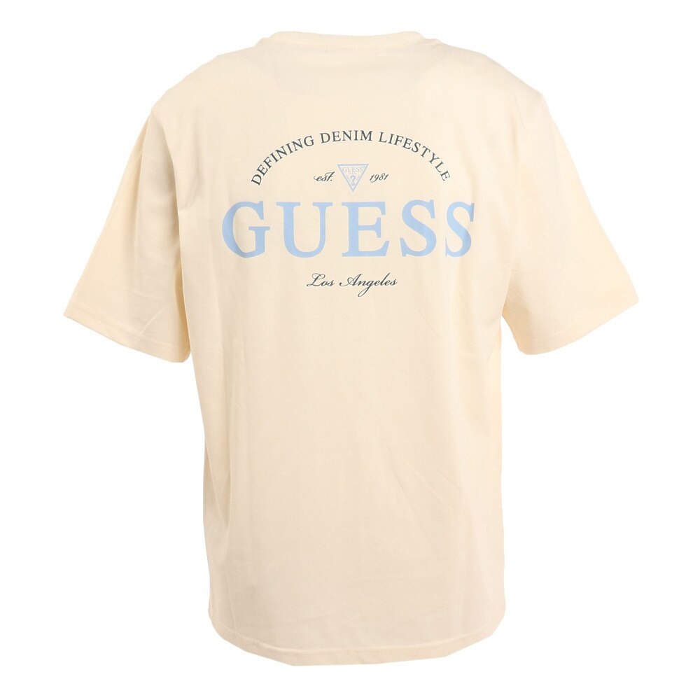 GUESS（メンズ）バック ビッグロゴ Tシャツ MM2K8490CRM