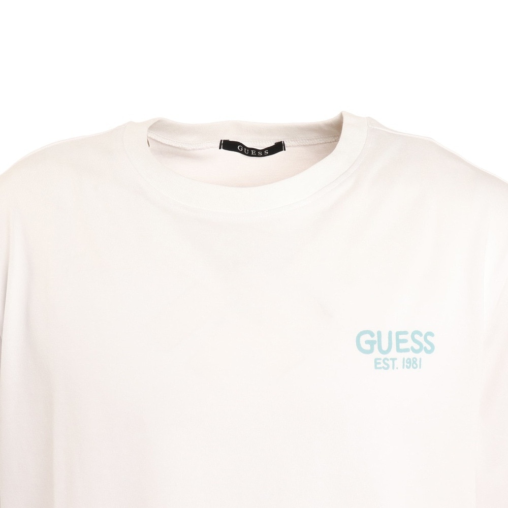 ゲス（GUESS）（メンズ）Tシャツ 半袖 バックロゴ Tシャツ 白 ホワイト MM2K8491WHT