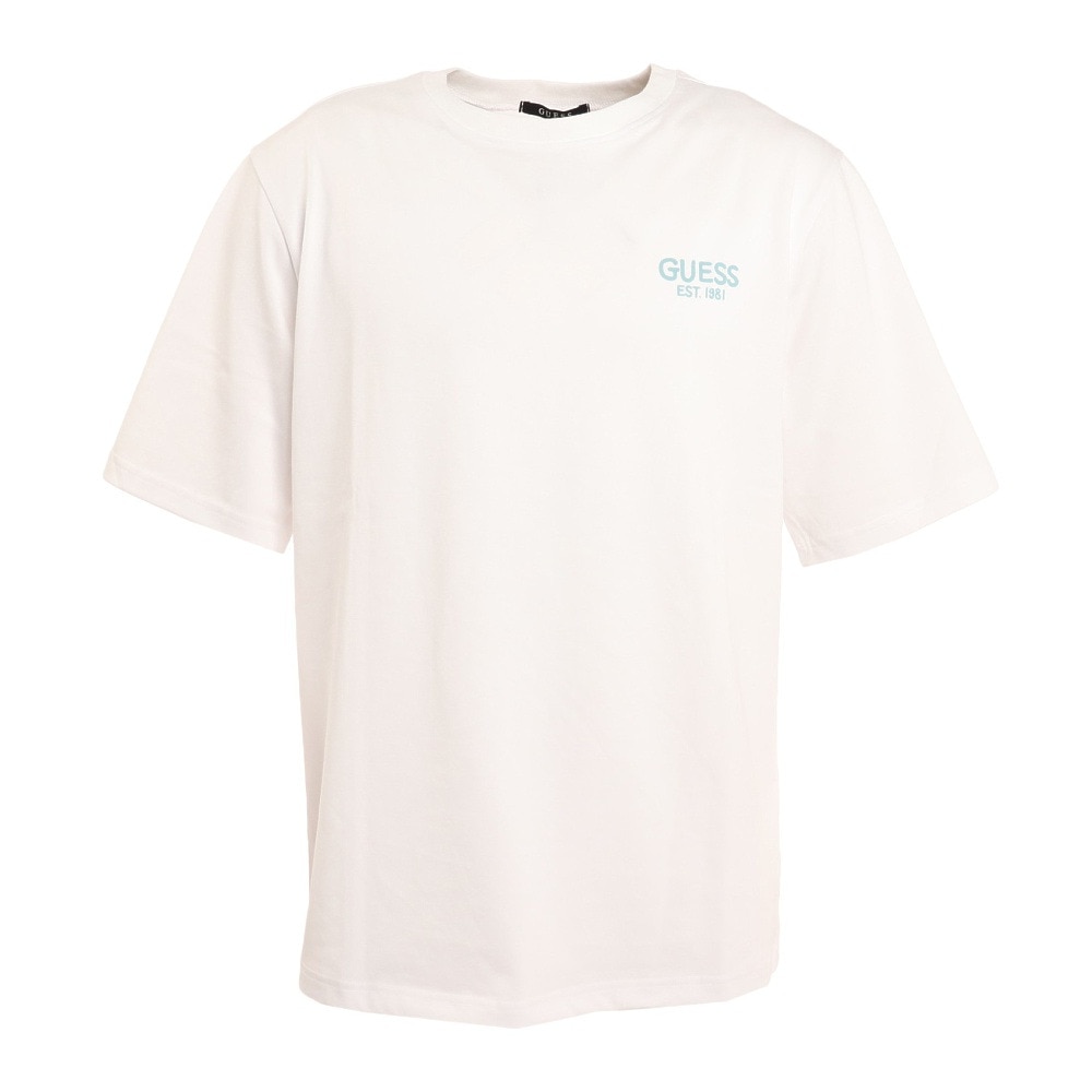 ゲス(GUESS)(メンズ)バックロゴ Tシャツ MM2K8491WHT スポーツ用品はスーパースポーツゼビオ GUESS golf ゲス ゴルフ 半袖シャツ Mサイズ メンズ