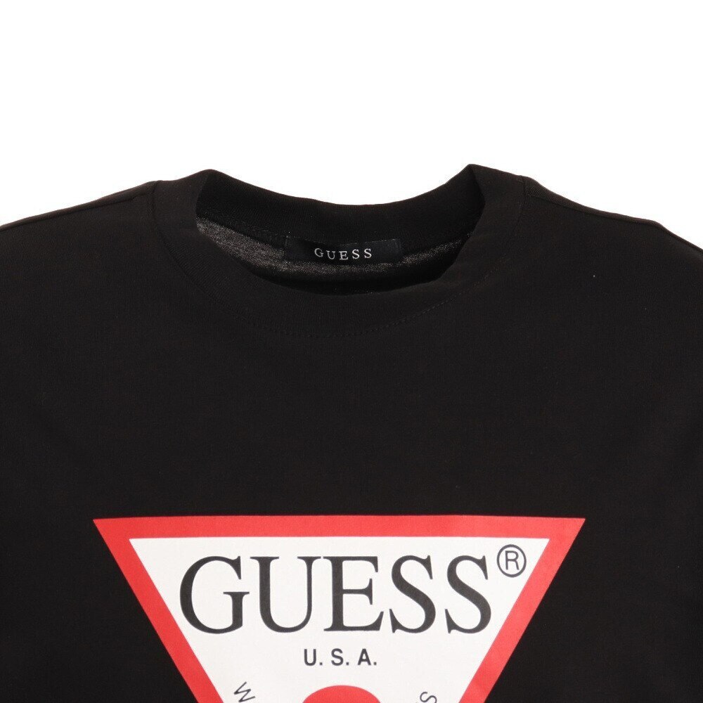 GUESS（メンズ）ロゴプリント Tシャツ MM2K9405KBLK