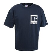 ラッセル（RUSSELL）（メンズ）PRINT LOGO 半袖Tシャツ RBM22S0012 NVY
