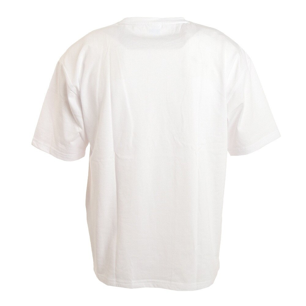 ラッセル（RUSSELL）（メンズ）PRINT COLLEGE 半袖Tシャツ RBM22S0013 WHT
