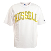 ラッセル(RUSSELL)(メンズ)PRINT COLLEGE 半袖Tシャツ RBM22S0013 WHT