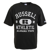 ラッセル（RUSSELL）（メンズ）PRINT COLLEGE 半袖Tシャツ RBM22S0014 BLK