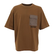 エルケクス（ELKEX）（メンズ）ORGANIC POCKET 半袖Tシャツ EKM2S14139 BRN