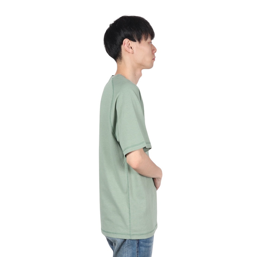 エルケクス（ELKEX）（メンズ）ORGANIC HENLY 半袖Tシャツ EKM2S14140 GRN