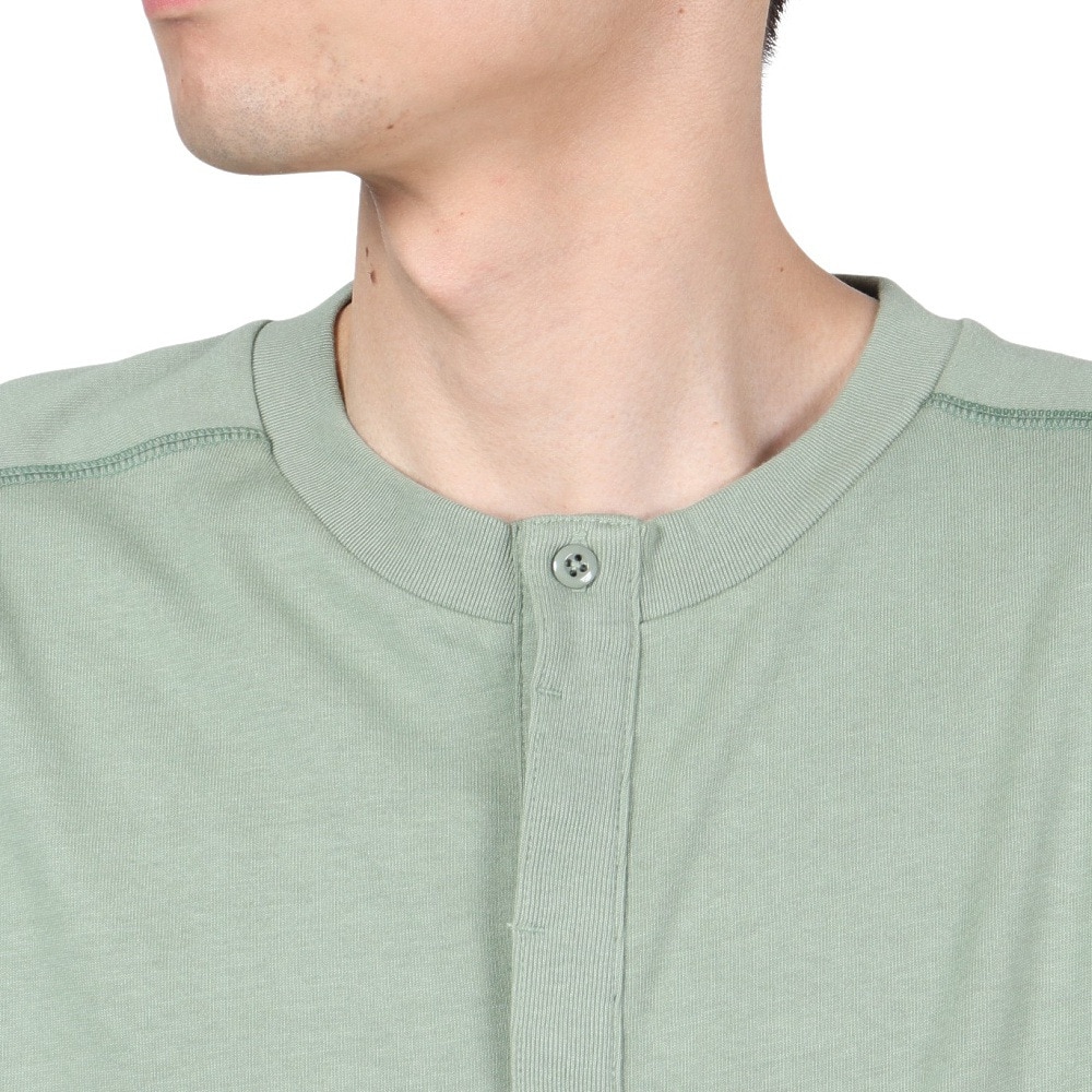 エルケクス（ELKEX）（メンズ）ORGANIC HENLY 半袖Tシャツ EKM2S14140 GRN