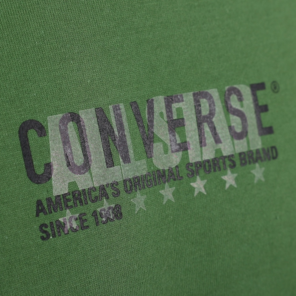 コンバース（CONVERSE）（メンズ）クルーネックTシャツ ロゴプリント CA212381-4900