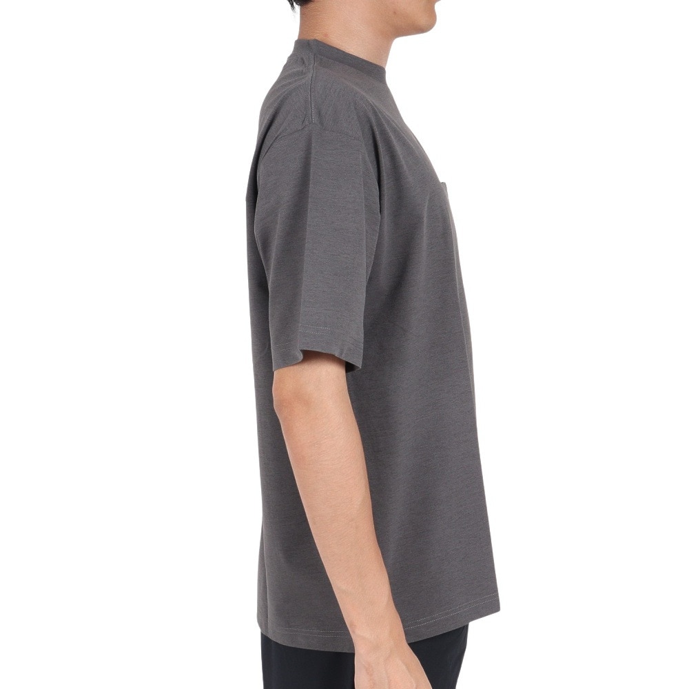 コンバース（CONVERSE）（メンズ）クルーネック Tシャツ 胸ポケット付き CA212382-1800