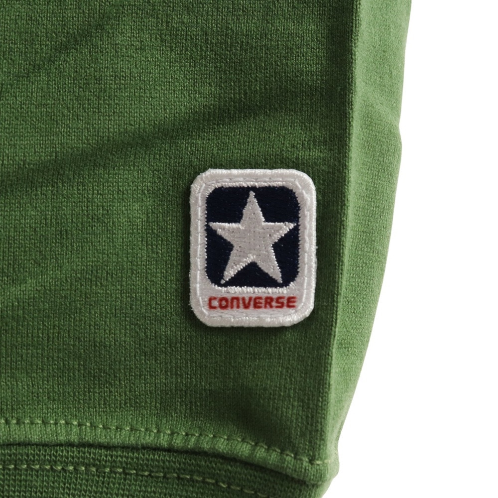 コンバース（CONVERSE）（メンズ、レディース）クルーネック 長袖Tシャツ ワンポイント CA212384L-4900