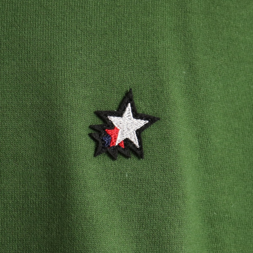 コンバース（CONVERSE）（メンズ、レディース）クルーネック 長袖Tシャツ ワンポイント CA212384L-4900
