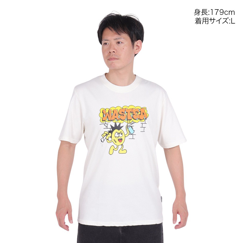 WASTED PARIS（WASTED PARIS）（メンズ）半袖Tシャツ メンズ ブロック 23SSD3-07204-008-WH