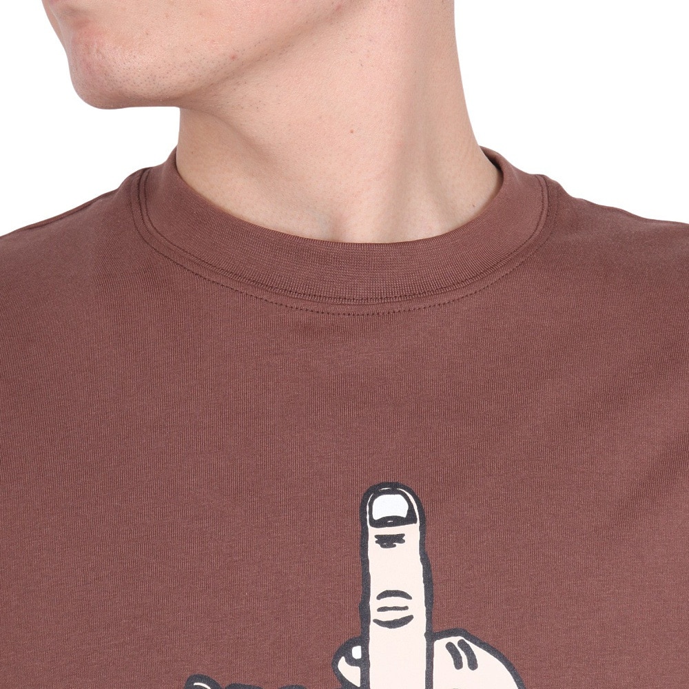 WASTED PARIS（WASTED PARIS）（メンズ）半袖Tシャツ メンズ スケートブラウン 23SSD3-07204-013-BR