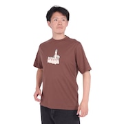 (メンズ)半袖Tシャツ メンズ スケートブラウン 23SSD3-07204-013-BR