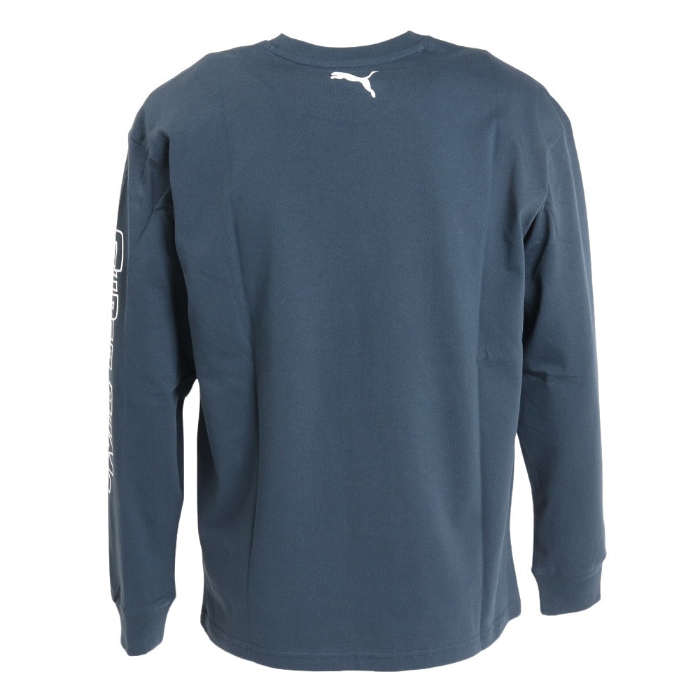 プーマ（PUMA）（メンズ）長袖Tシャツ 674801 16 NVY