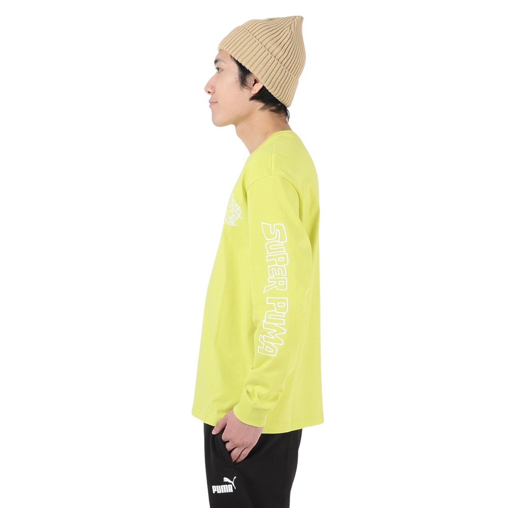 プーマ（PUMA）（メンズ）長袖Tシャツ メンズ 674801 33 LGRN