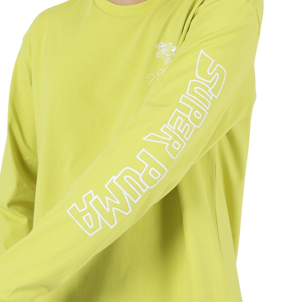 プーマ（PUMA）（メンズ）長袖Tシャツ メンズ 674801 33 LGRN