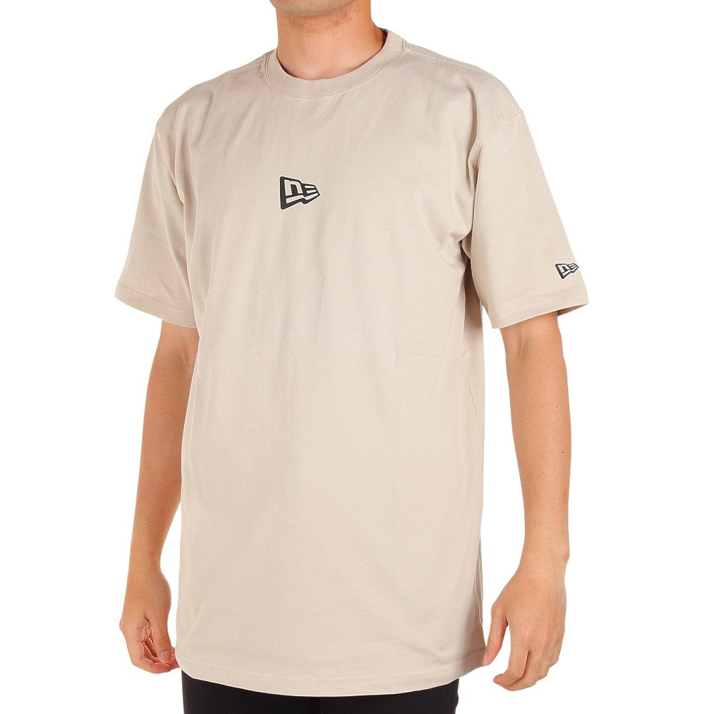 [ニューエラ] メンズ 半袖 コットン Tシャツ Flag Logo Mini