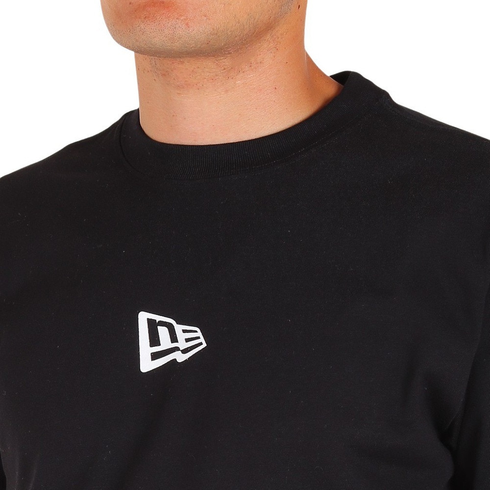 ニューエラ（NEW ERA）（メンズ）tシャツ 半袖 ワンポイント ブラック 黒 Flag Logo Mini フラッグロゴ 13534573