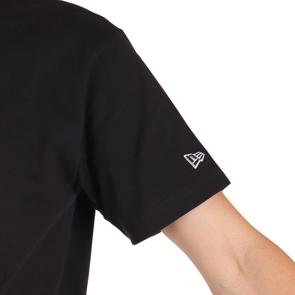 ニューエラ（NEW ERA）（メンズ）tシャツ 半袖 ワンポイント ブラック 黒 Flag Logo Mini フラッグロゴ 13534573