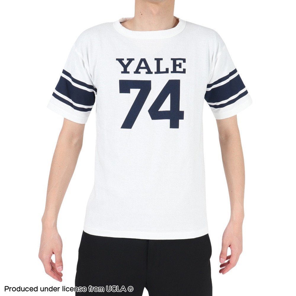 チャンピオン-ヘリテイジ（CHAMPION-HERITAGE）（メンズ）TRUE TO ARCHIVES 1/4スリーブフットボールTシャツ C3-R339 010