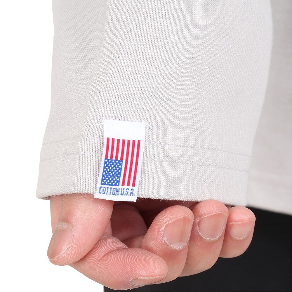 ラッセル（RUSSELL）（メンズ）COTTON USA 長袖Tシャツ RBM23ES0001 GRY