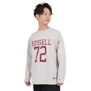 ラッセル（RUSSELL）（メンズ）COTTON USA 長袖Tシャツ RBM23ES0001 GRY