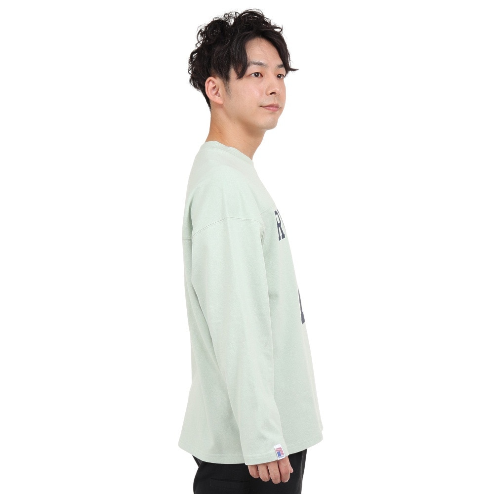 ラッセル（RUSSELL）（メンズ）COTTON USA 長袖Tシャツ RBM23ES0001 MINT