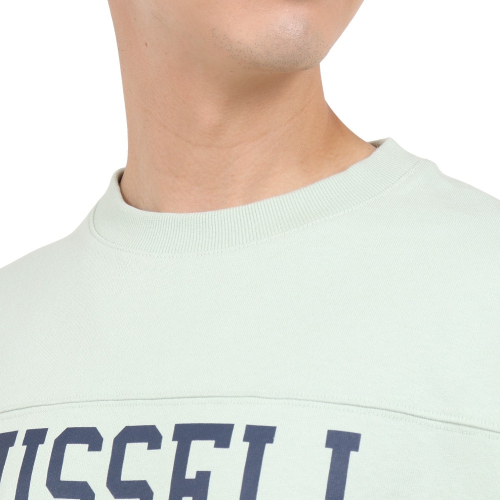 ラッセル（RUSSELL）（メンズ）COTTON USA 長袖Tシャツ RBM23ES0001 MINT