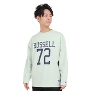 ラッセル（RUSSELL）（メンズ）COTTON USA 長袖Tシャツ RBM23ES0001 MINT