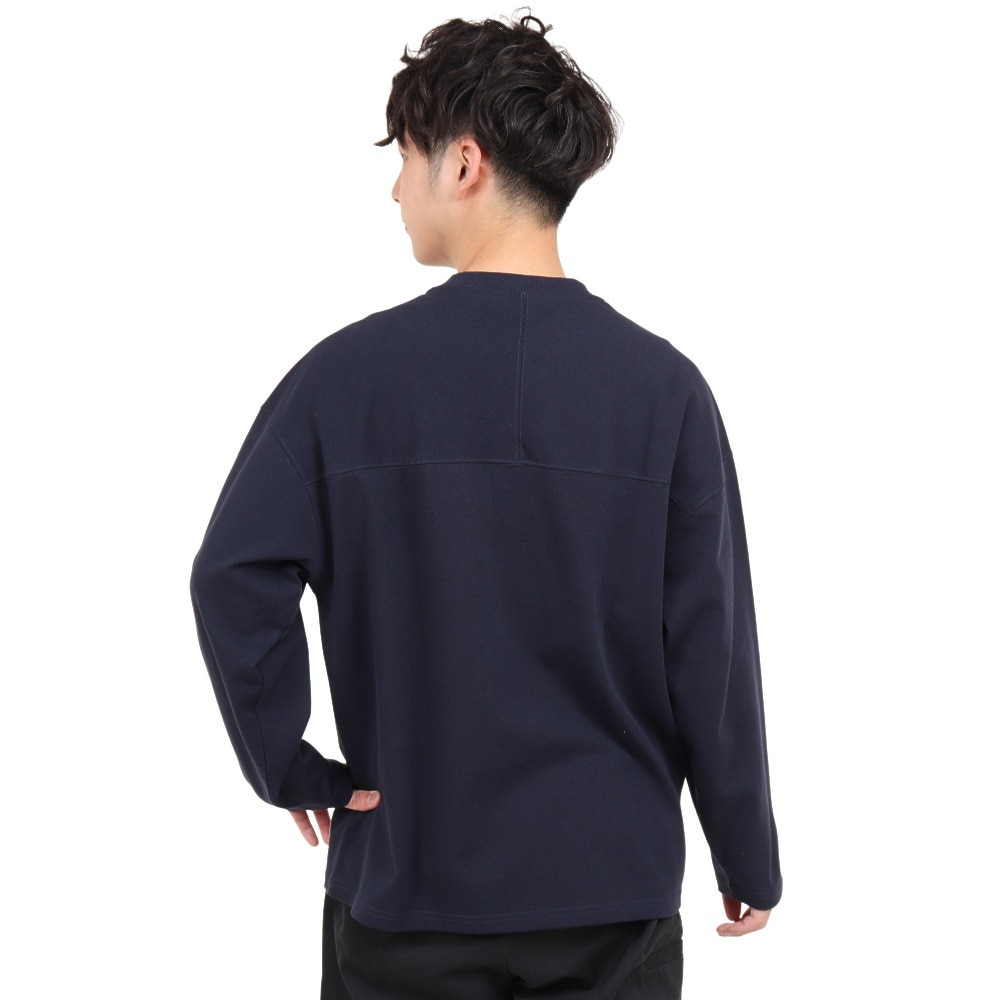ラッセル（RUSSELL）（メンズ）COTTON USA 長袖Tシャツ RBM23ES0001 NVY