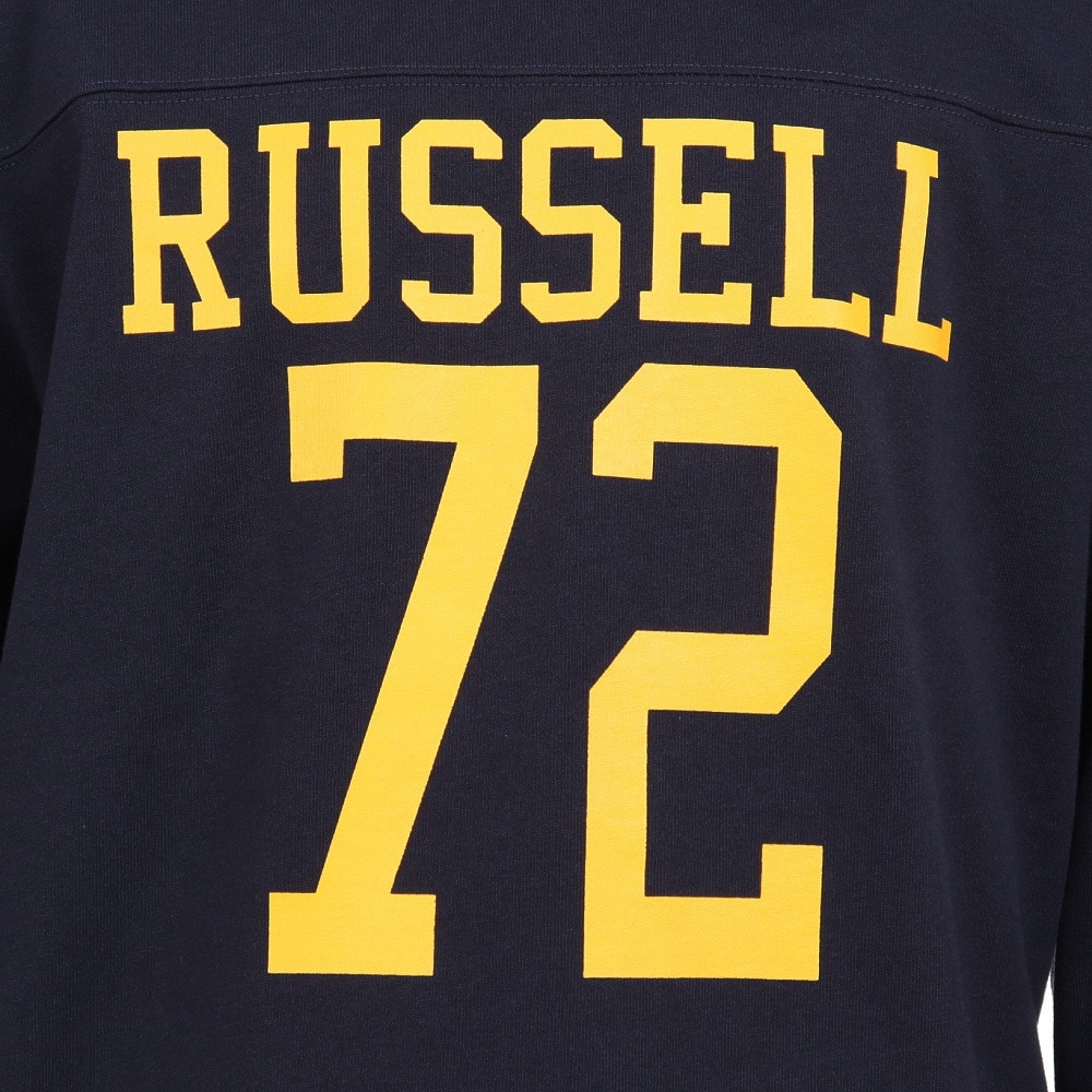 ラッセル（RUSSELL）（メンズ）COTTON USA 長袖Tシャツ RBM23ES0001 NVY