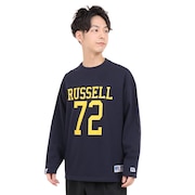 ラッセル（RUSSELL）（メンズ）COTTON USA 長袖Tシャツ RBM23ES0001 NVY