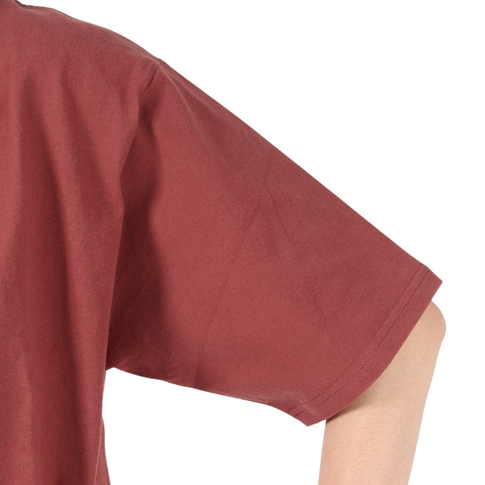 エスエーエス（S.A.S）（メンズ）半袖Tシャツ メンズ カレッジロゴ SAS2247200-39:WINE