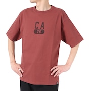 エスエーエス（S.A.S）（メンズ）半袖Tシャツ メンズ カレッジロゴ SAS2247200-39:WINE