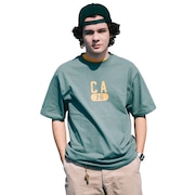 (メンズ)カレッジロゴ半袖Tシャツ 76 SAS2247200-65 GREEN