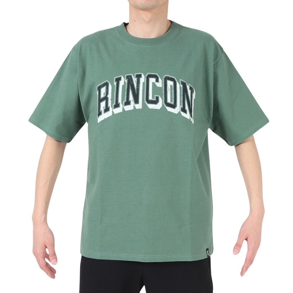 エスエーエス（S.A.S）（メンズ）半袖Tシャツ メンズ カレッジロゴ SAS2247201-65:GREEN