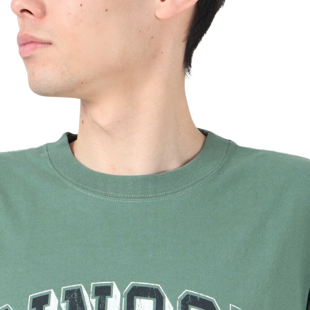 エスエーエス（S.A.S）（メンズ）半袖Tシャツ メンズ カレッジロゴ SAS2247201-65:GREEN