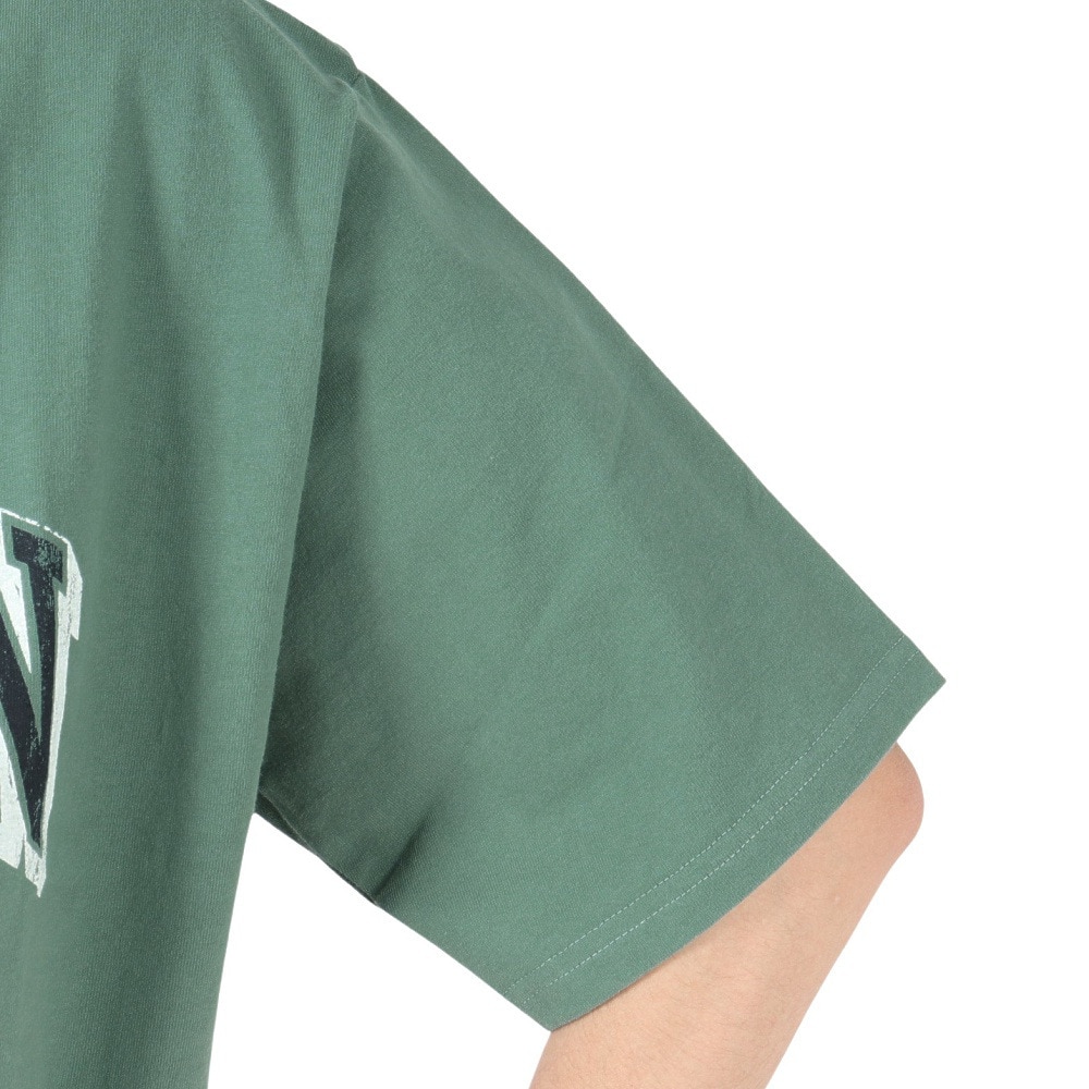 エスエーエス（S.A.S）（メンズ）半袖Tシャツ メンズ カレッジロゴ SAS2247201-65:GREEN