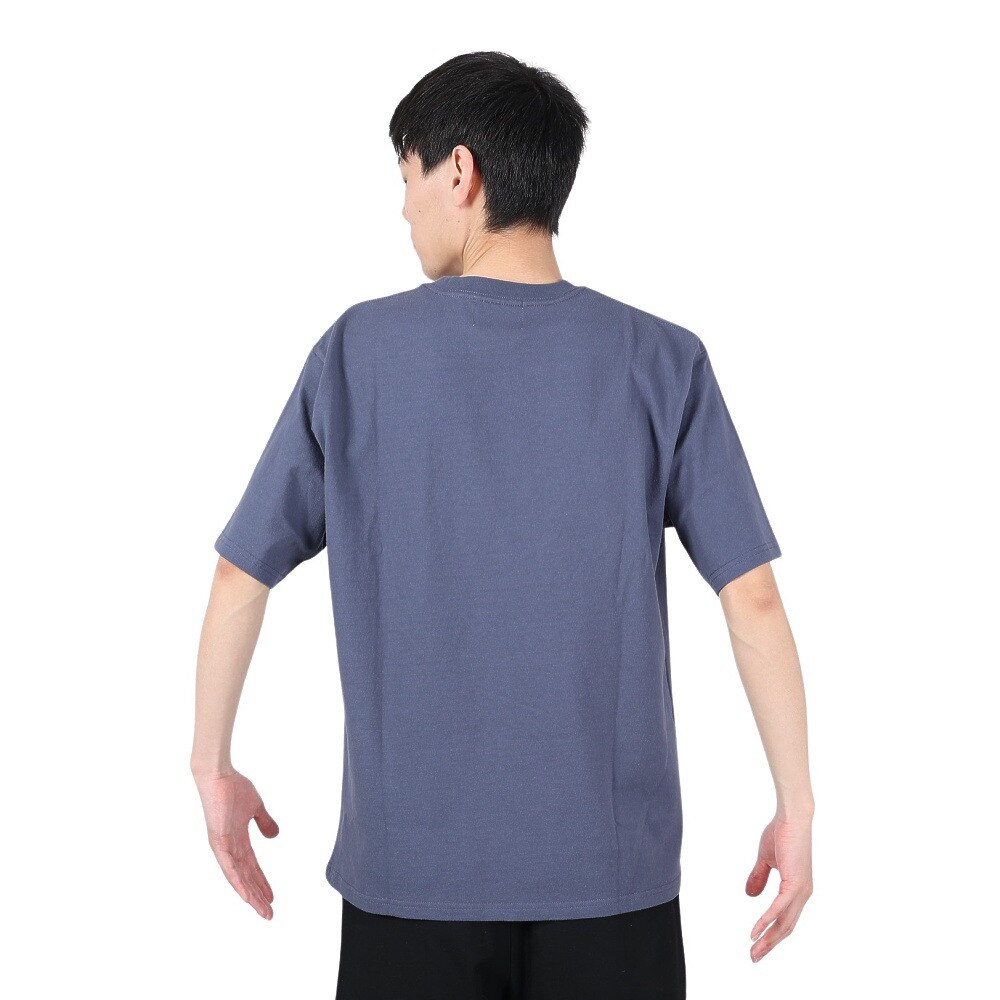 エスエーエス（S.A.S）（メンズ）半袖Tシャツ メンズ カレッジロゴ 半袖Tシャツ SAS2247201-79:NAVY