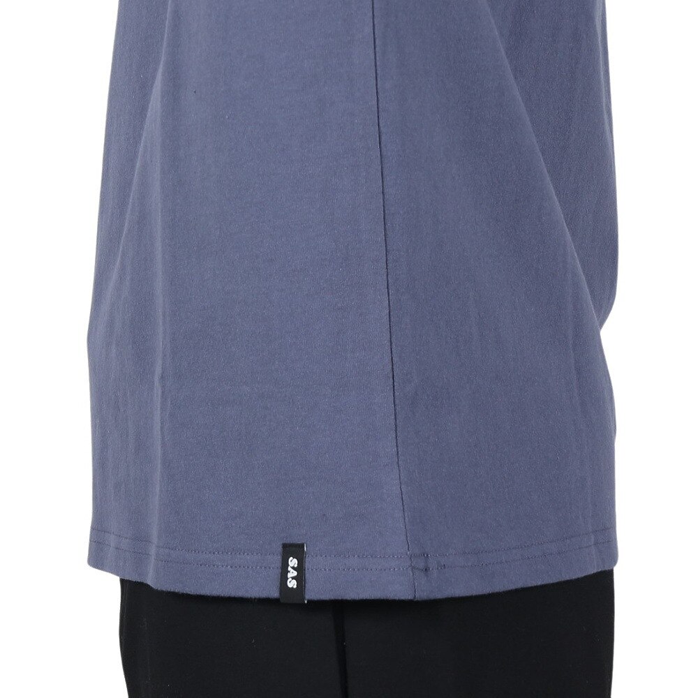 エスエーエス（S.A.S）（メンズ）半袖Tシャツ メンズ カレッジロゴ 半袖Tシャツ SAS2247201-79:NAVY