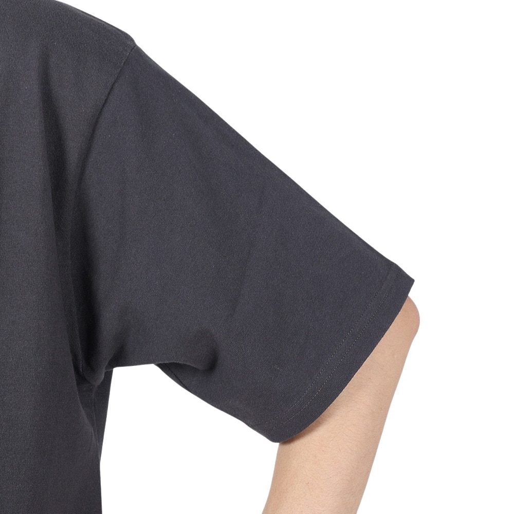 エスエーエス（S.A.S）（メンズ）半袖Tシャツ メンズ カレッジロゴ  SAS2247202-17:CHARCOAL