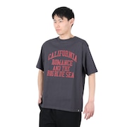 エスエーエス（S.A.S）（メンズ）半袖Tシャツ メンズ カレッジロゴ  SAS2247202-17:CHARCOAL