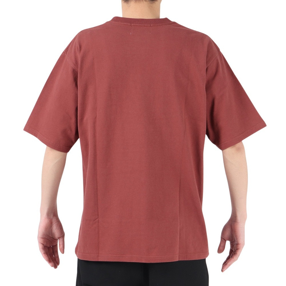 エスエーエス（S.A.S）（メンズ）半袖Tシャツ メンズ カレッジロゴ CA SAS2247202-39:WINE