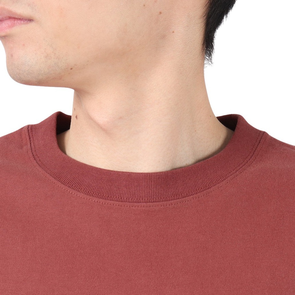 エスエーエス（S.A.S）（メンズ）半袖Tシャツ メンズ カレッジロゴ CA SAS2247202-39:WINE