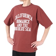 エスエーエス（S.A.S）（メンズ）半袖Tシャツ メンズ カレッジロゴ CA SAS2247202-39:WINE